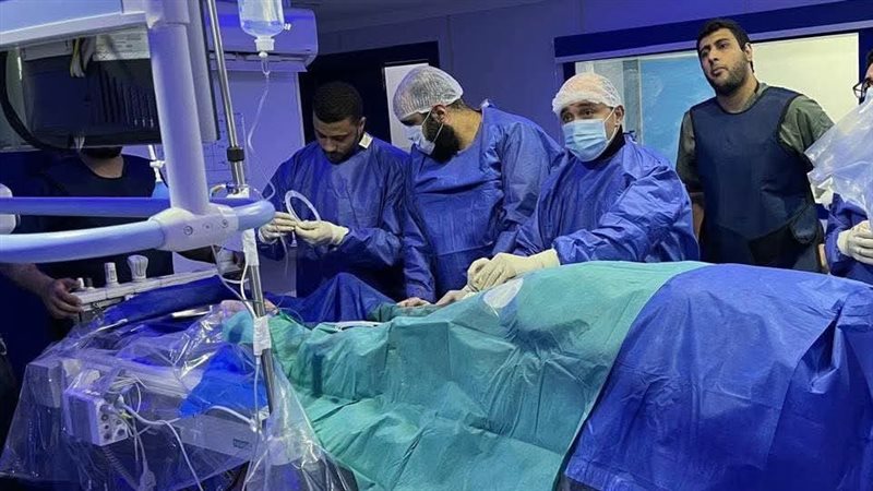 نجاح قسطرة مخية علاجية