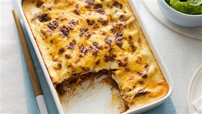 طريقة عمل المكرونة بالبشاميل لفطار رمضاني مميز