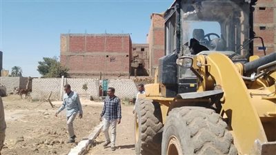 إزالة 4 حالات تعد في حملة بقنا 