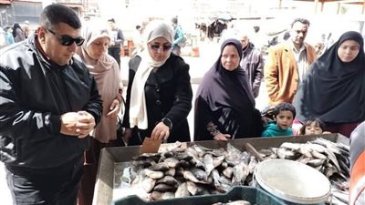 حملة تموينية بمدينة كفر سعد بدمياط لضبط الأسواق