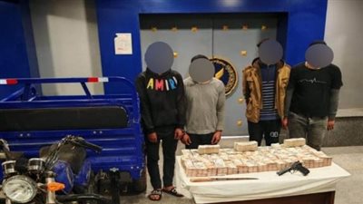 حبس المتهمين بالسطو المسلح على فرع فوري بأبو النمرس