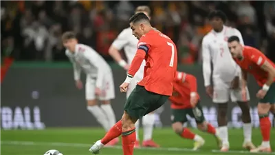 دوري الأمم الأوروبية، البرتغال يتقدم على الدنمارك بهدف عكسي في الشوط الأول