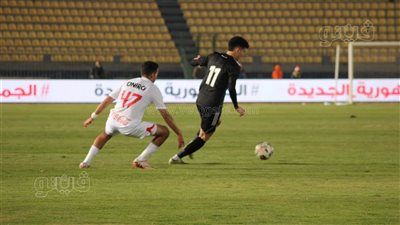 توفيق محمد يسجل الهدف الأول لـ بتروجت في شباك الزمالك (صور)