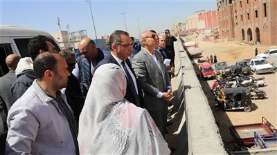 محافظ القاهرة يتفقد أعمال تحسين الرؤية البصرية بالطريق الدائرى