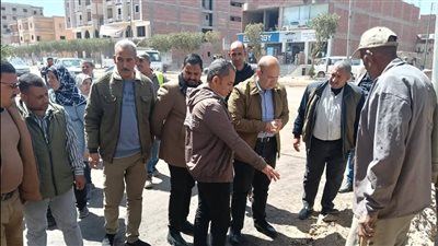  نائب محافظ الجيزة يتفقد مشروعات التطوير والرصف بمركز العياط