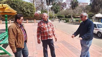 رفع كفاءة الحدائق العامة في غرب المنصورة استعدادًا لاستقبال عيد الفطر (صور) 