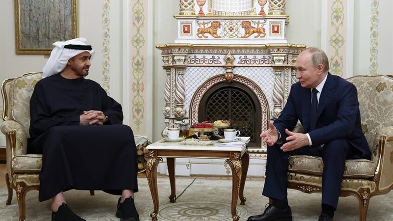 بوتين وبن زايد، فيتو