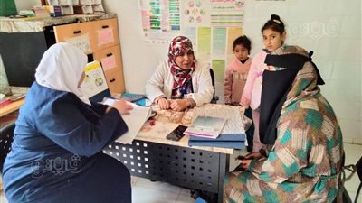 1094 حالة فحص و6 حالات حرجة، قافلة طبية تقدم خدمات مجانية لأهالي زوبع بكفر الشيخ