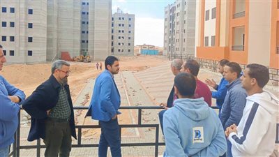 معدلات تنفيذ شقق الإسكان الاجتماعي بالعبور الجديدة