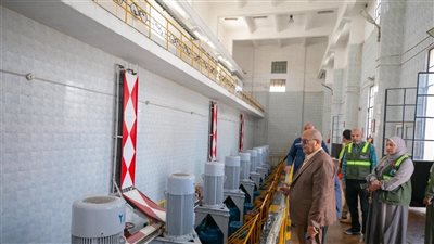 جولة ميدانية لرئيس مياه الإسكندرية للمحطات والروافع ومراكز خدمة العملاء 