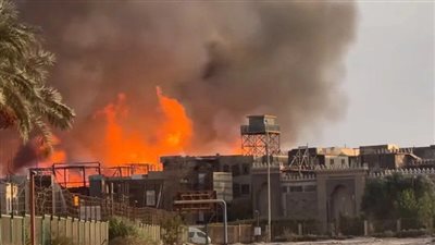 إصابة شرطي ومواطن في حريق مقهى بالبحيرة