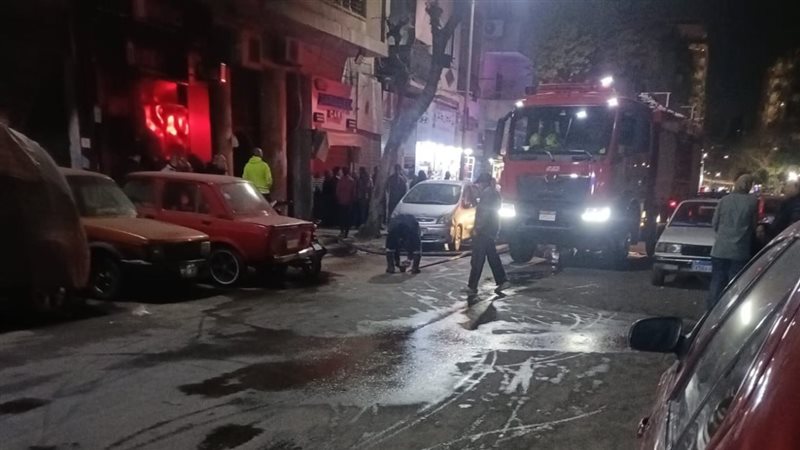 حريق بمحطة بطاطس