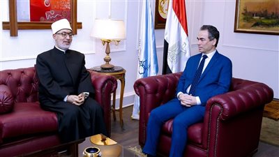 مفتي الجمهورية يصل ماسبيرو لحضور احتفالية ذكرى تأسيس إذاعة القرآن الكريم