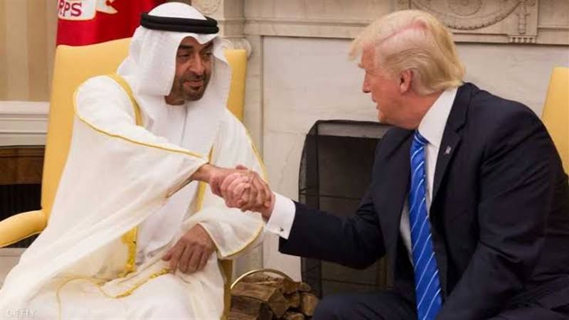 ترامب وبن زايد، فيتو