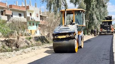 محافظ الشرقية يتابع أعمال رصف شوارع فاقوس