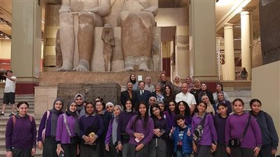 المتحف المصري بالتحرير ينظم برنامجا تعليميا لطلاب المدارس 