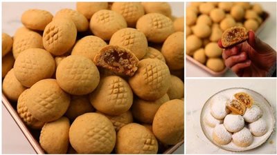 طريقة عمل كحك العيد بالفول السودان وتحضير الخميرة 