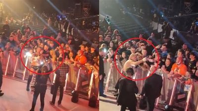 أثارت مواقع التواصل الاجتماعي، فتاة تفاجئ مصارعين بتصرف غريب (فيديو)