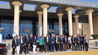 إشادة أوروبية بمطار سفنكس الدولي كوجهة سياحية واعدة