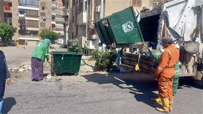 رفع 630 طن مخلفات بلدية وتراكمات قمامة بمدينتي المنصورة وطلخا 