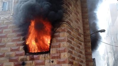 حريق يلتهم محتويات مسجد في منطقة عين شمس