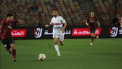 عبد الله السعيد يسجل هدف الزمالك الأول في شباك سيراميكا (صور)