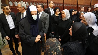 أول ظهور لـ شيخ الأزهر بعد تعرضه لوعكة صحية (صور)