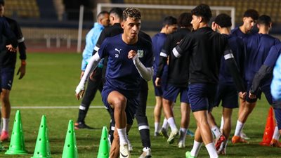 المصري يواصل تدريباته بمعسكر القاهرة استعدادا لمواجهة سيمبا التنزاني (صور)