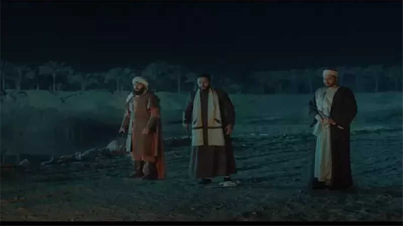 مشهد من مسلسل المداح