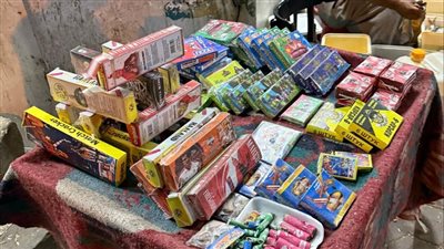 مصادرة 187 قطعة ألعاب نارية خلال حملة مكبرة في سوهاج