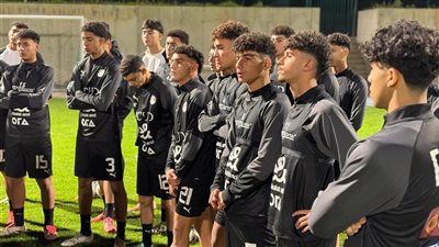 محاضرة فنية وتدريبات قوية للمنتخب الوطني تحت 17 عاما استعدادا لكأس الأمم الأفريقية 