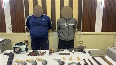 ضبط ورشة لتصنيع الأسلحة النارية يديرها عنصرين إجراميين في الدقهلية 