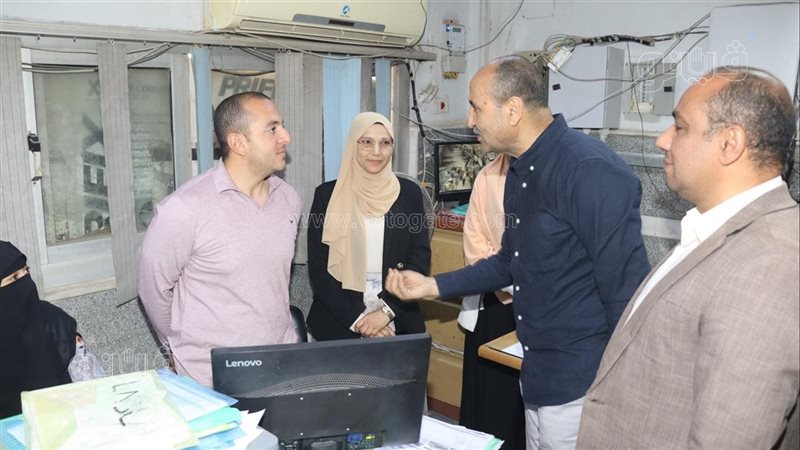سكرتير بني سويف يزور