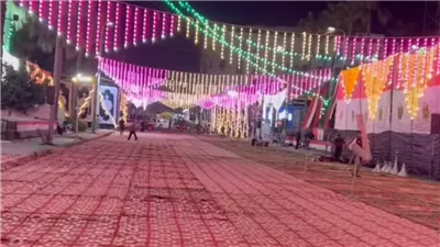 ساحات صلاة عيد الفطر بالإسكندرية تتزين بعلم مصر وصور السيسي (صور)