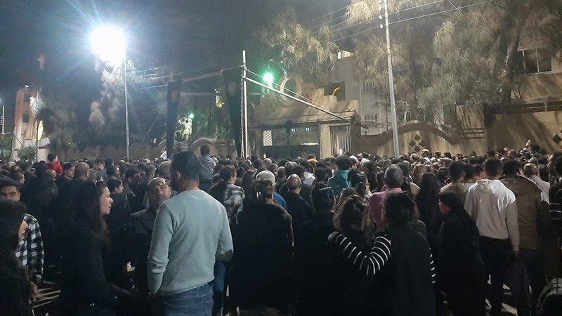 نظرة الوداع علي جثمان