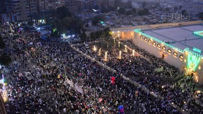 مشهد مهيب، عمرو بن العاص كامل العدد قبل انطلاق صلاة عيد الفطر (صور)