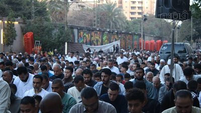 فصل الرجال عن النساء، صلاة العيد الفطر المبارك 2025 بمسجد الخليل حدائق المعادي (صور) 