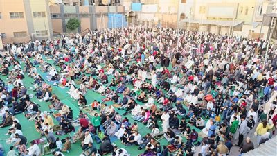 المساجد كاملة العدد، 7 صور ترصد مشهد مهيب لصلاة عيد الفطر بالقليوبية (صور) 