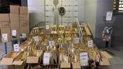 الداخلية تحبط إغراق الأسواق بأكثر من 100 مليون قطعة ألعاب نارية ( صور )
