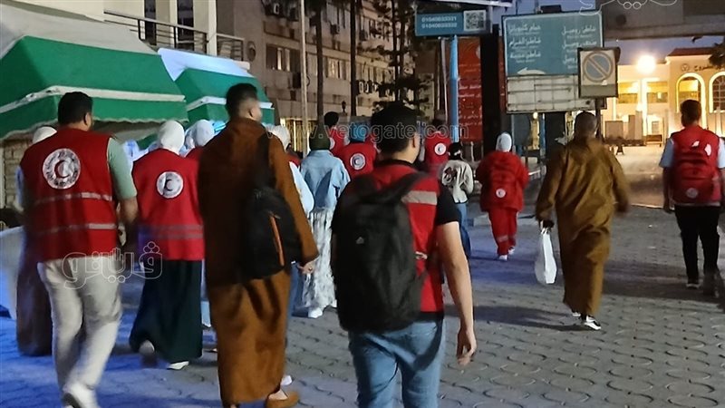 انتشار متطوعي الهلال