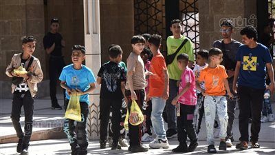 إقبال كثيف على حديقة الأزهر بأول أيام عيد الفطر المبارك (صور)