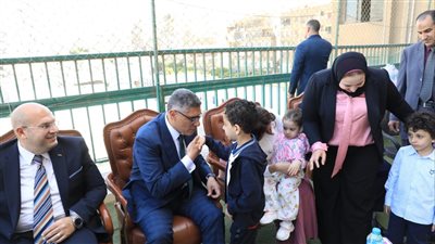 محافظ الجيزة يزور مؤسسة رعاية الأيتام ويقدم التهنئة بعيد الفطر 