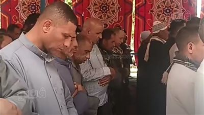 تشييع جثمان العميد محمد صلاح أبو كريشة سكرتير عام محافظة الدقهلية بالمنيا 