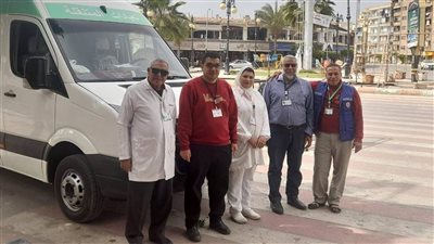  صحة البحيرة تنظم عيادة متنقلة مجهزة للطوارئ بدمنهور (صور)