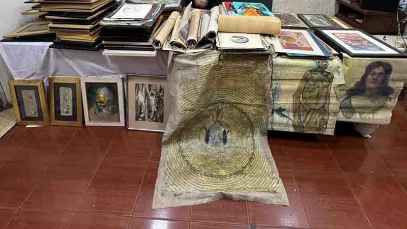 ضبط لوحات فنية 