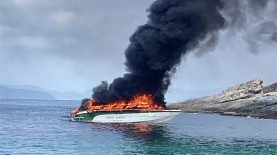 انفجار قارب يحمل 31 سائحا من روسيا وكازاخستان في تايلاند (صور)