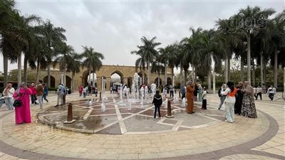 إقبال متوسط على حديقة الأزهر في ثاني أيام عيد الفطر (صور)