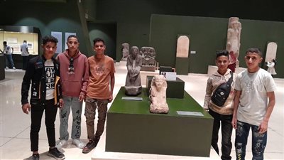 توافد المواطنين على متحف سوهاج في ثانى أيام عيد الفطر (صور)