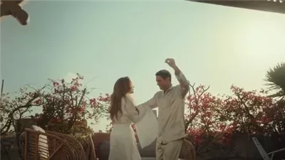 كواليس مشهد رقص آسر ياسين ومي عز الدين في مسلسل قلبي ومفتاحه (فيديو)