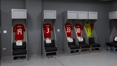 شاهد، غرفة ملابس الأهلي قبل مواجهة الهلال السوداني بدوري أبطال إفريقيا